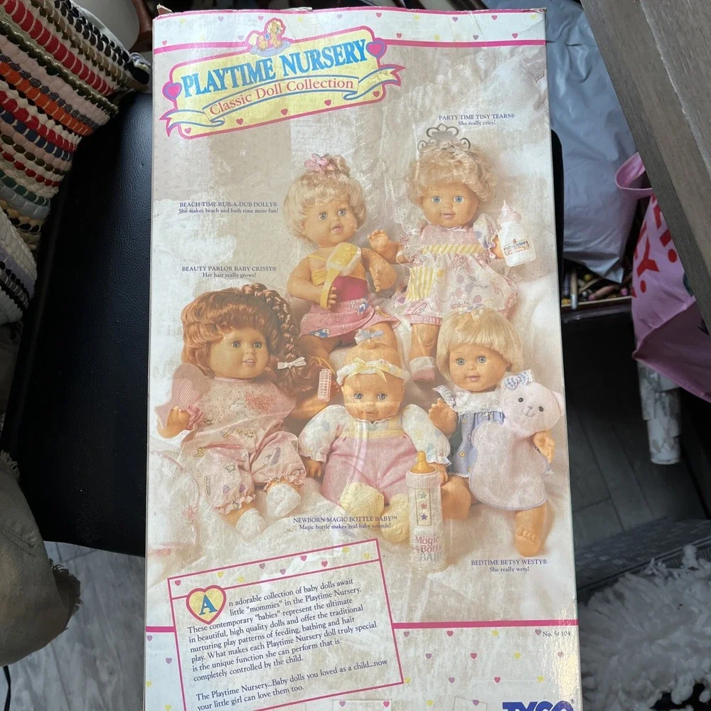 Vintage Tyco 16 Inch My Baby Chrissy Doll Beauty Parlor 1995 Hair Grows New